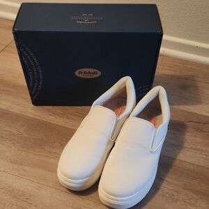Dr. Scholl's White Savoy Slip-On Sneakers